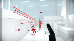 Superhot – اجرای گیم پلی بازی وابسته به حرکت بازیکن